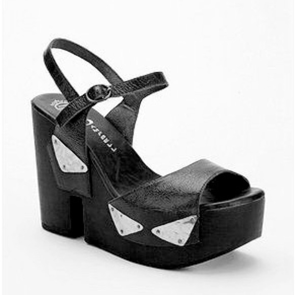 Jeffrey Campbell Chunky Metal Platform Sandal